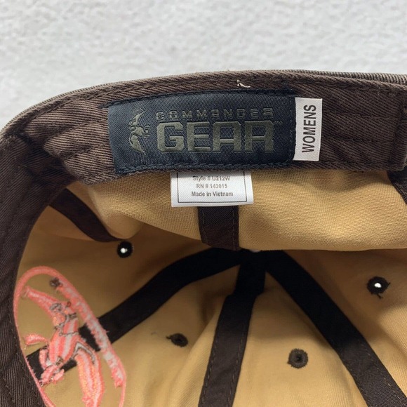 Duck Commander Baseball Hat Womens Strap Back Brown Pink Hunting Outdoors OSFM - Picture 9 of 9